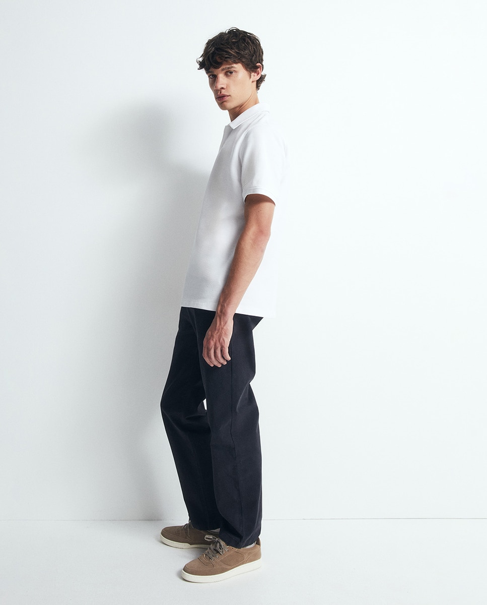 Polo Liso Branco-3