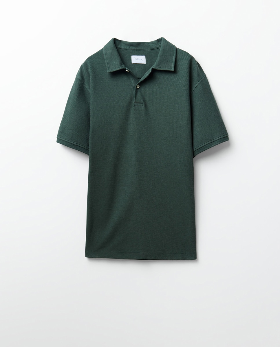 Polo Liso Verde-6