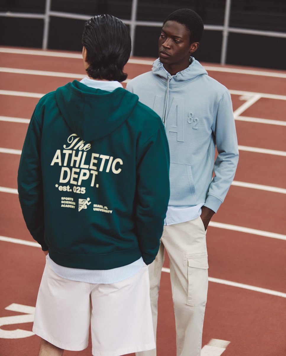 Imagem 0 de Sweatshirt Aberta com Estampado