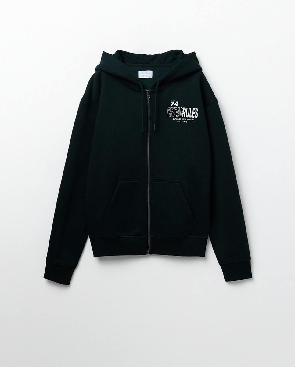 Sweatshirt Lisa Básica 530 Verde Escuro-6