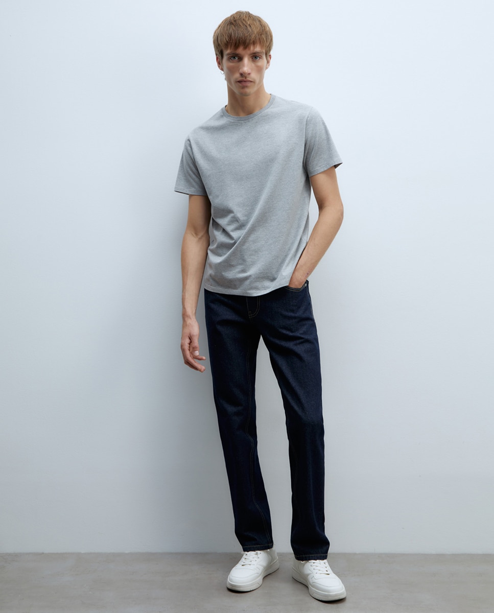 T-shirt Lisa Cinzento-1