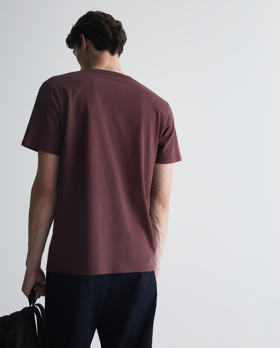 T-shirt lisa Bordeaux-4
