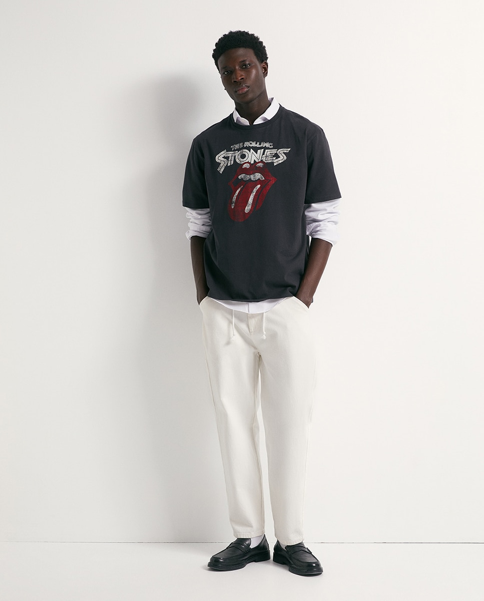 T-shirt Rollings Preto-2
