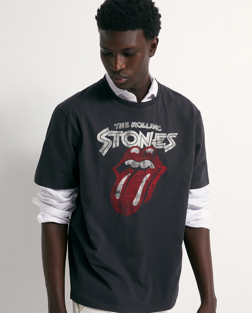 T-shirt Rollings Preto-3
