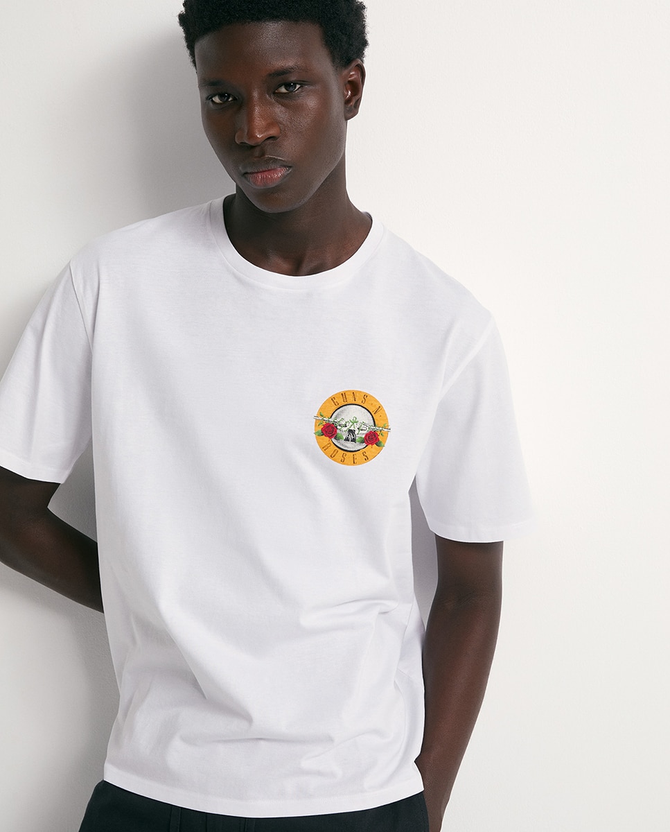 T-shirt Licença Branco-3