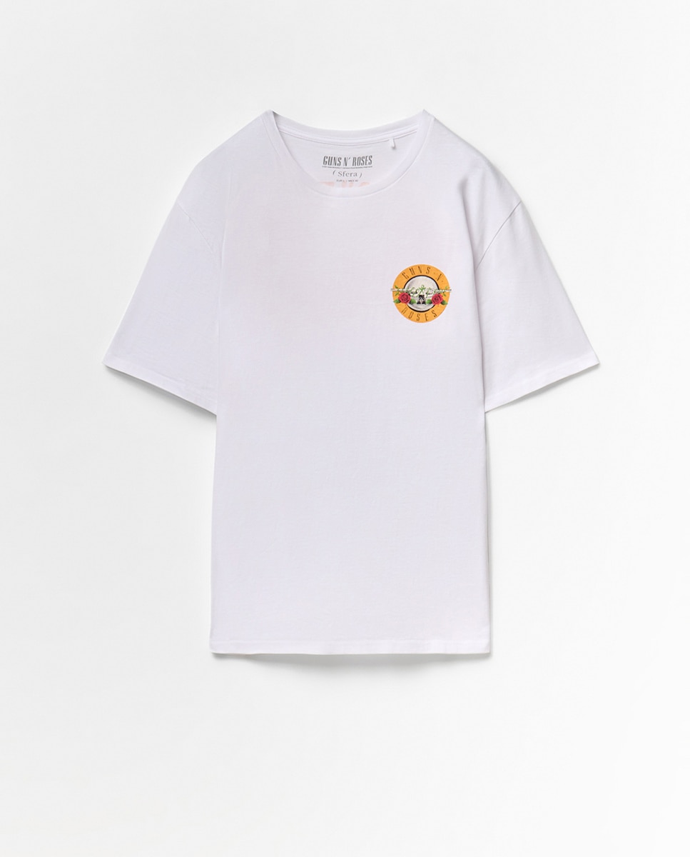 T-shirt Licença Branco-5