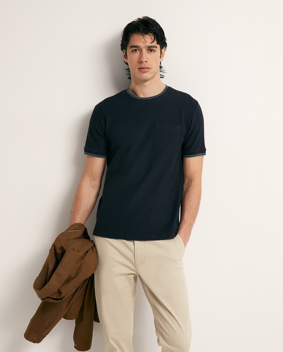 Sfera - Camiseta estructura rib.