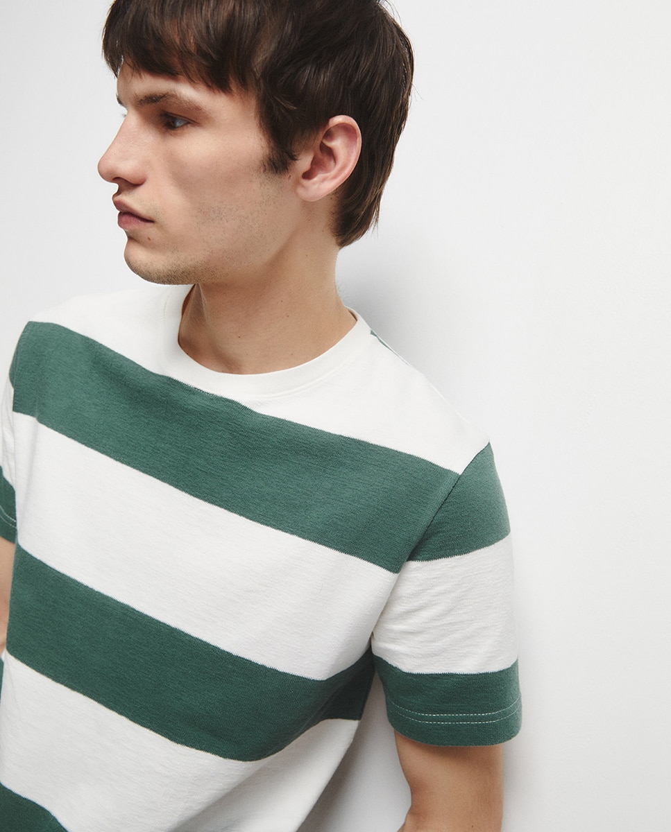 T-shirt Piqué Verde-3