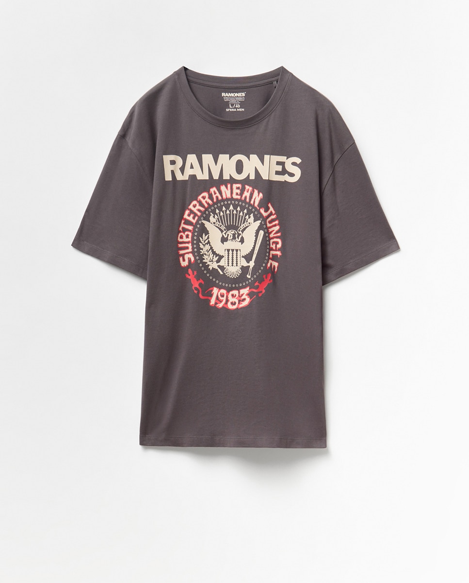T-shirt Ramones Preto-4