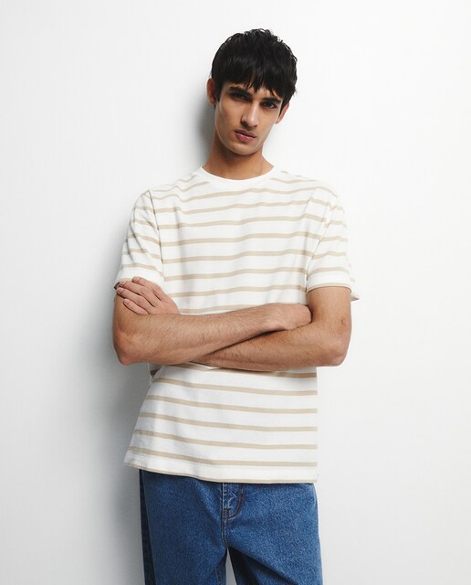 Imagen 0 de Camiseta textura rayas