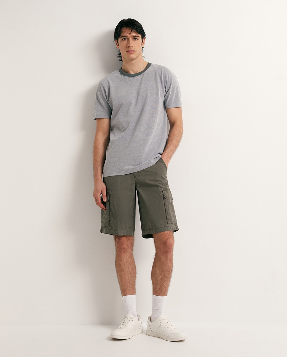 T-shirt Bicolor Verde-2