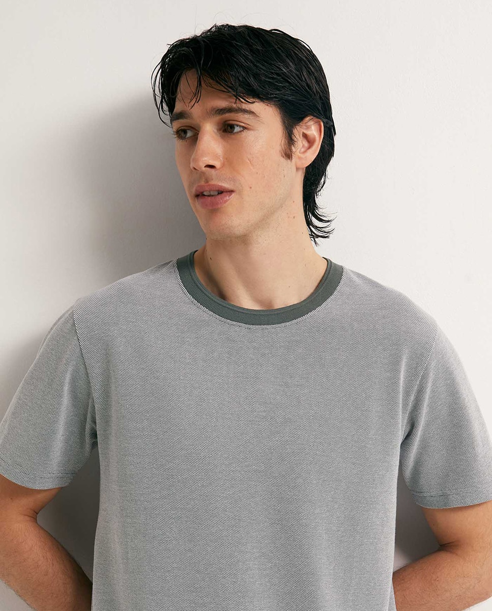 T-shirt Bicolor Verde-3