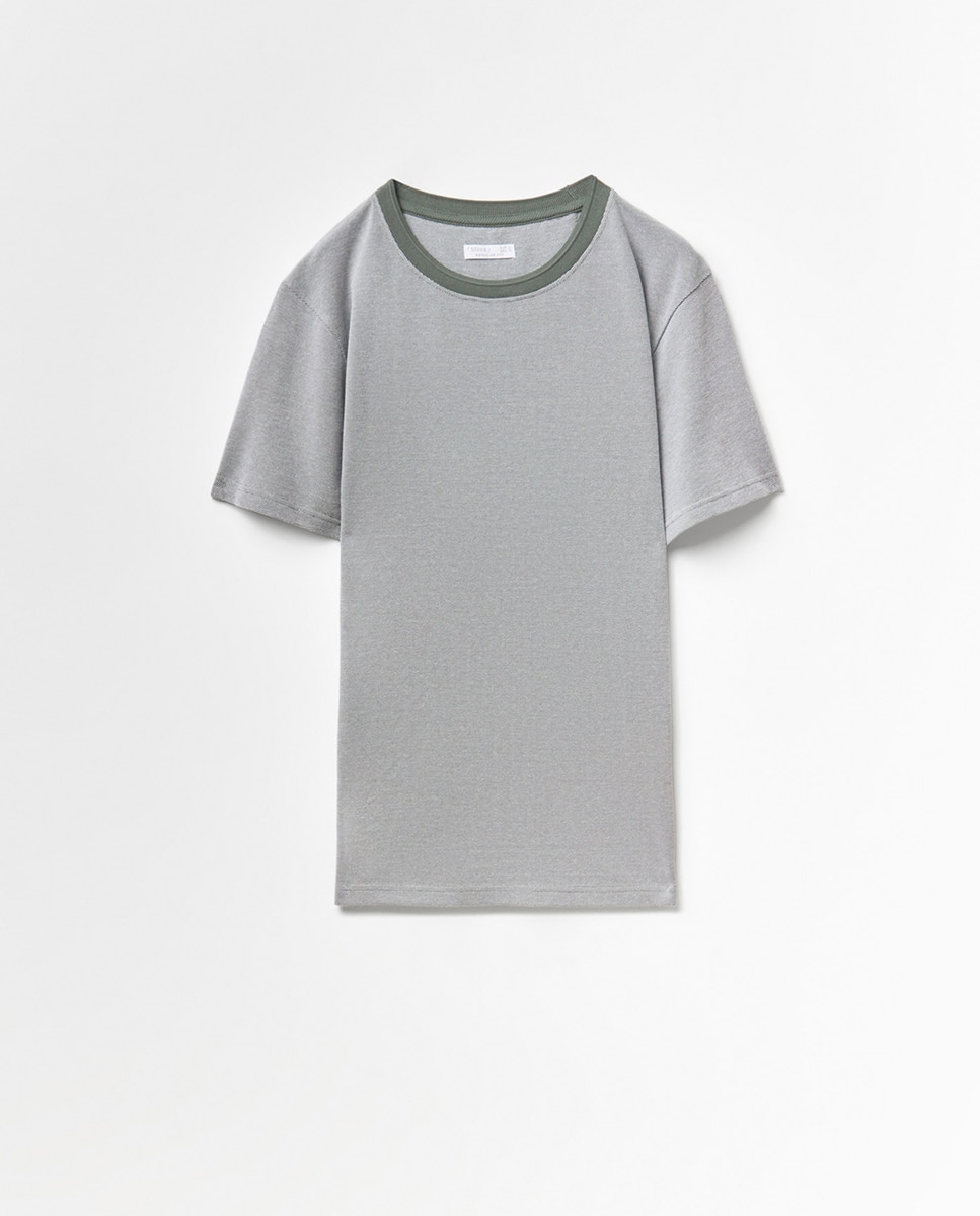 T-shirt Bicolor Verde-5