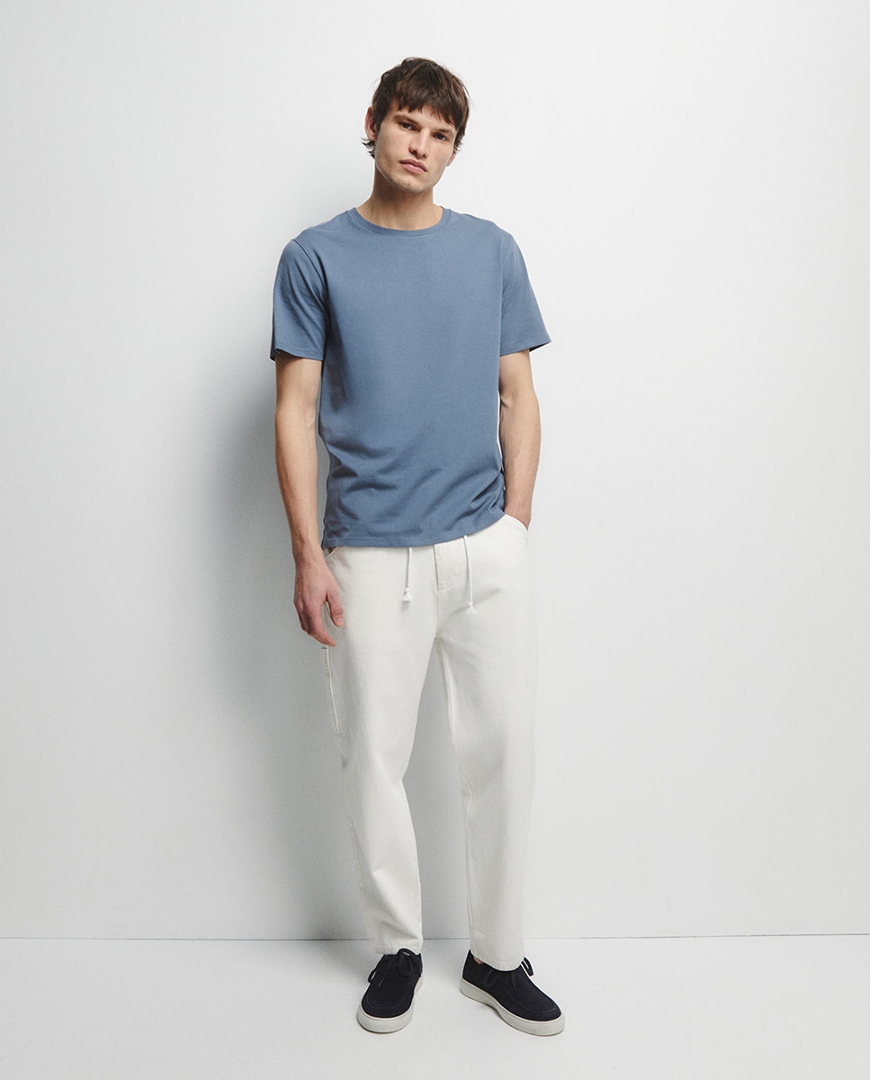 T-shirt lisa Azul-2