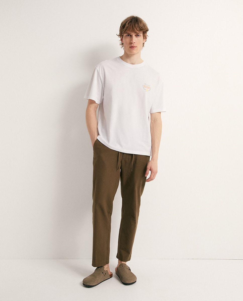 T-shirt Tennis Palms Branco-2