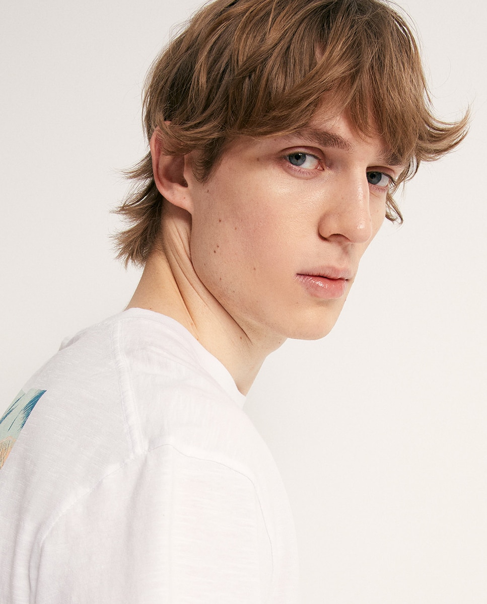 T-shirt Tennis Palms Branco-6