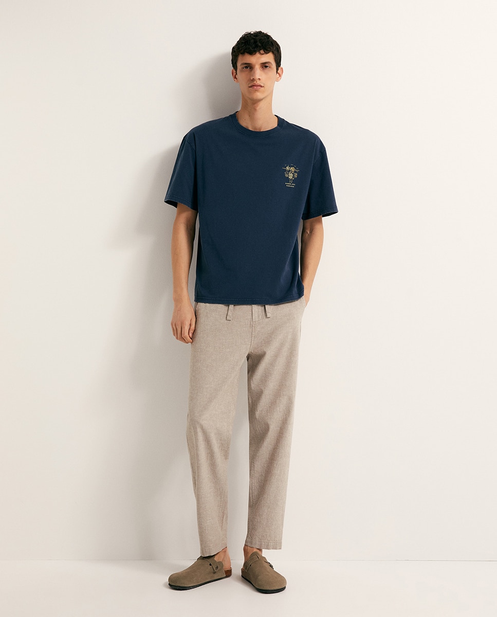 T-shirt Membres Selects Marinho-3