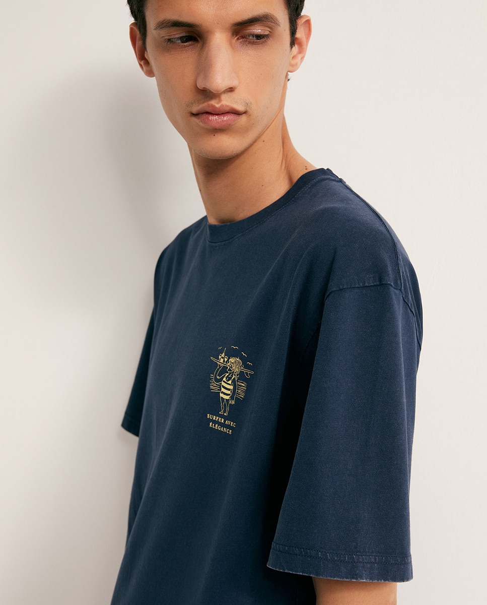 T-shirt Membres Selects Marinho-4