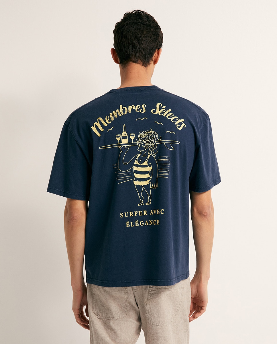 T-shirt Membres Selects Marinho-5