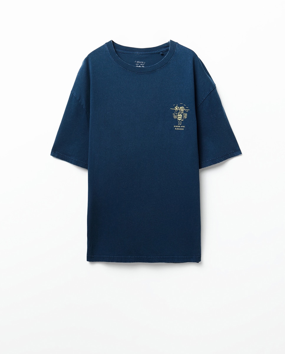 T-shirt Membres Selects Marinho-6