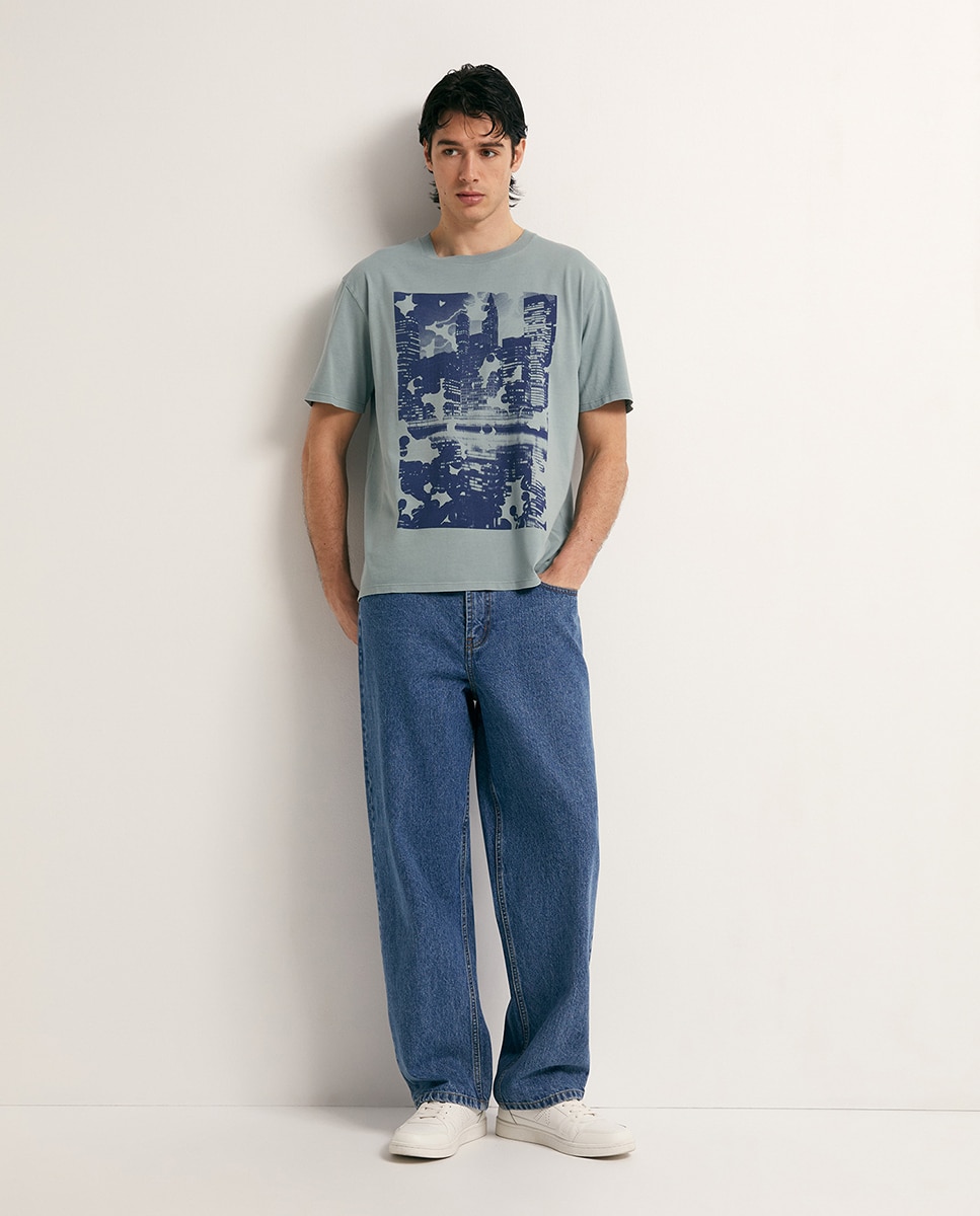 T-shirt City Verde-2