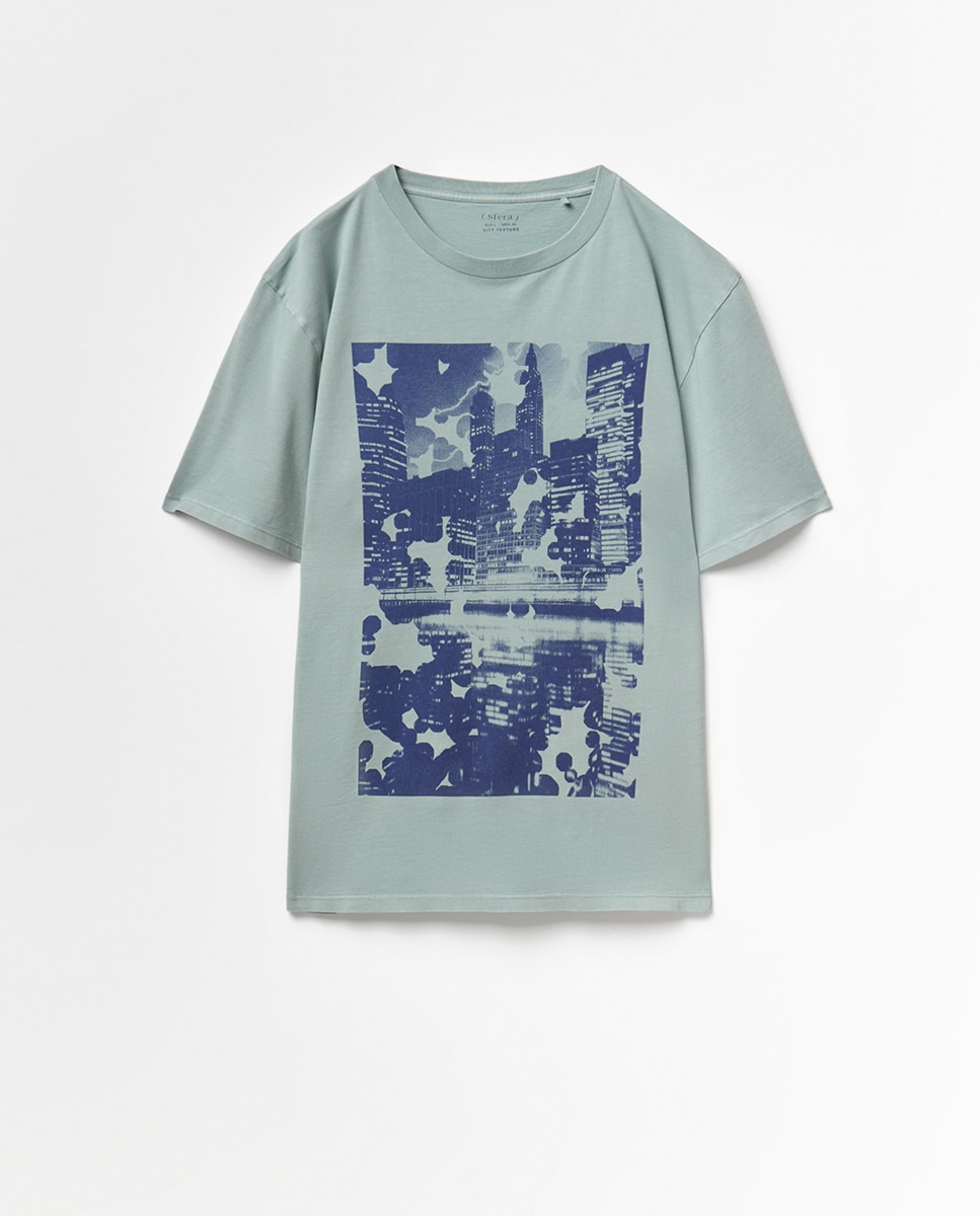 T-shirt City Verde-5