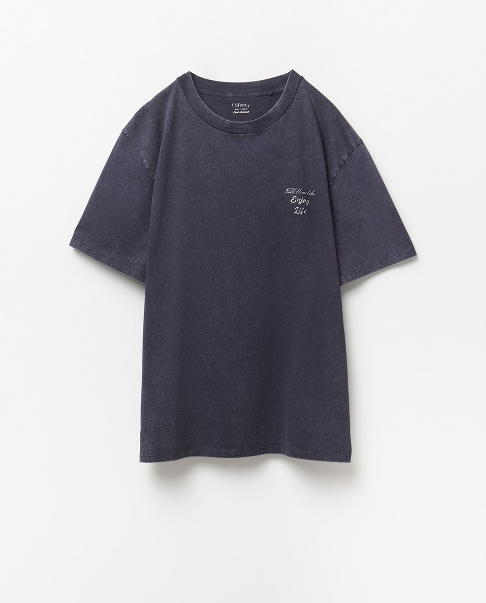 T-shirt Fat Cat Marinho-5