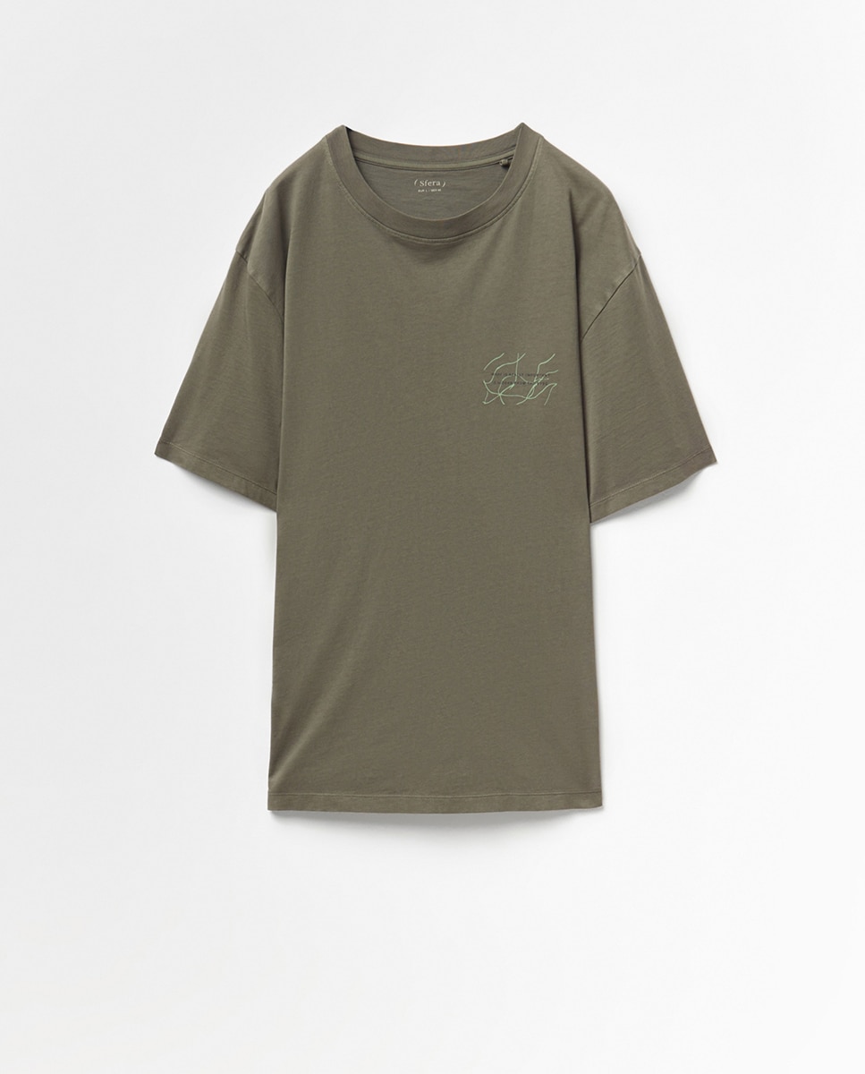 T-shirt Botanic Verde-5