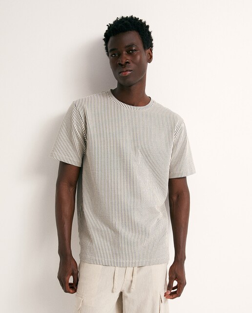 Imagen 0 de Camiseta estructura raya