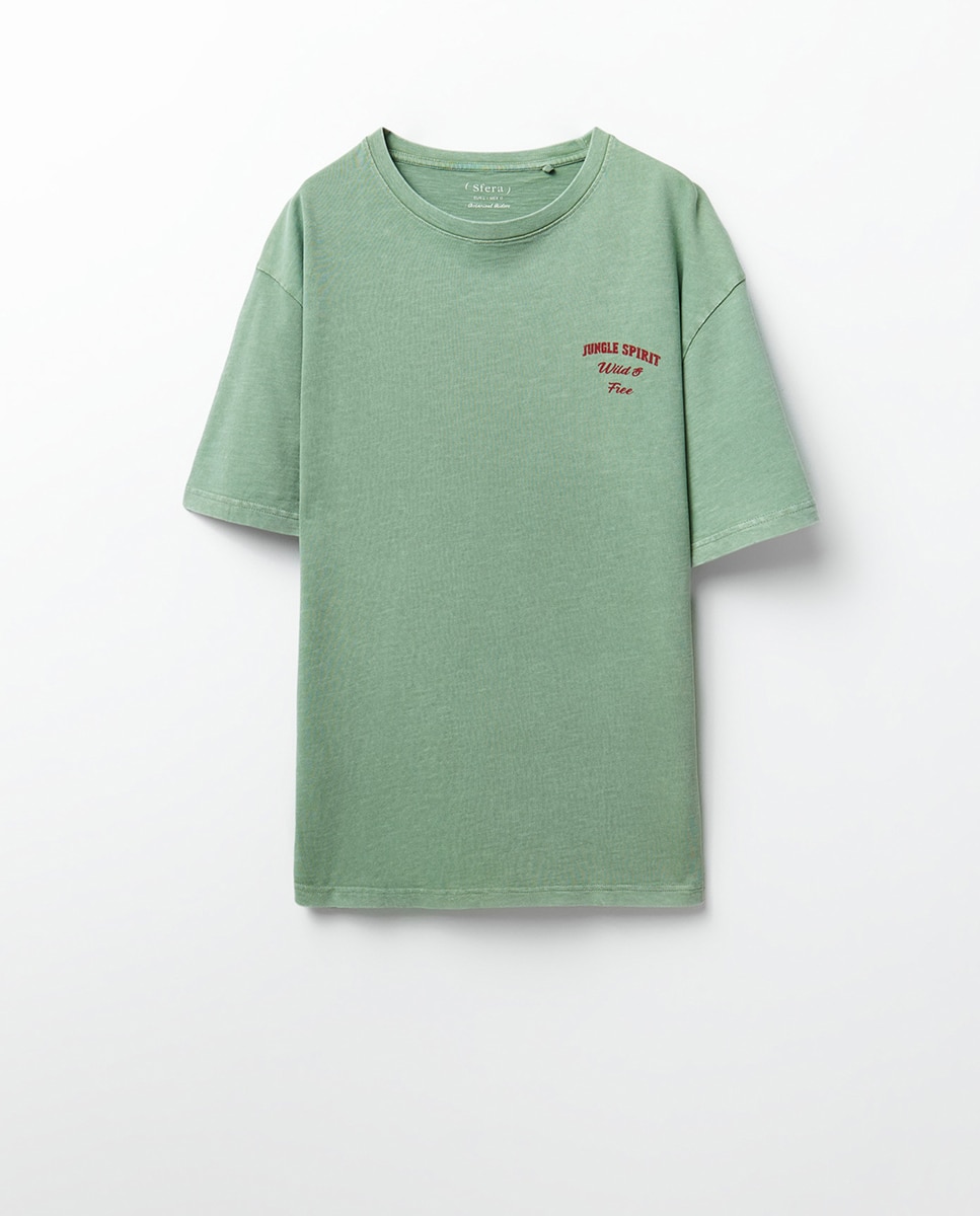 Imagen 5 de Camiseta helmet flower - Sfera - Verde Verde