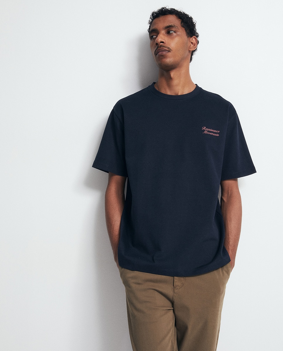 Imagem 0 de T-shirt com Estampado Gráfico Renascimento