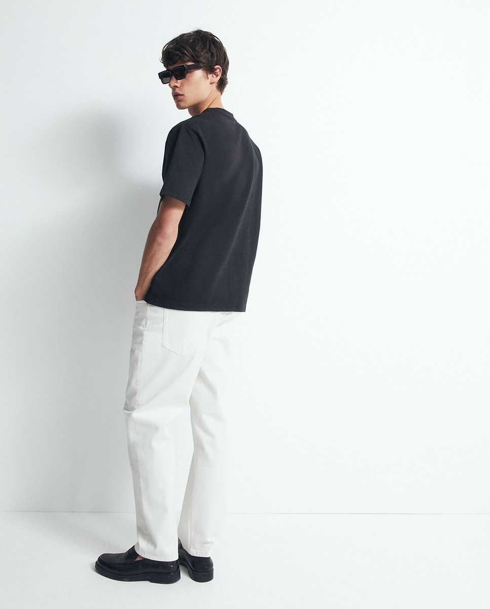 Camiseta heavy weight - Sfera - Negro Negro-4