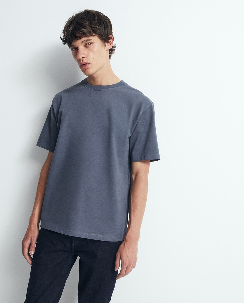Camiseta heavy weight - Sfera - Azul oscuro Azul oscuro-1