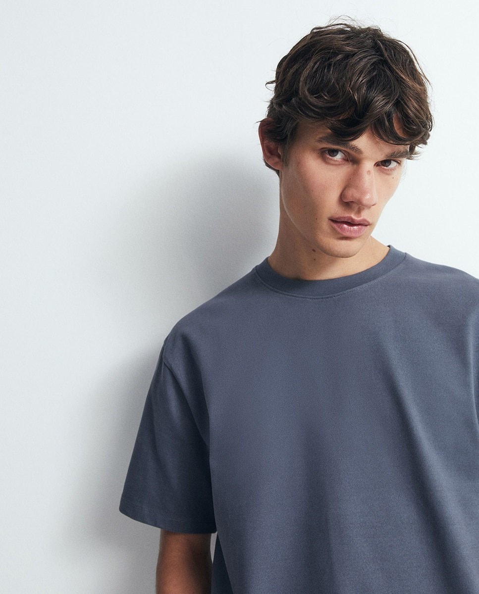 Camiseta heavy weight - Sfera - Azul oscuro Azul oscuro-3