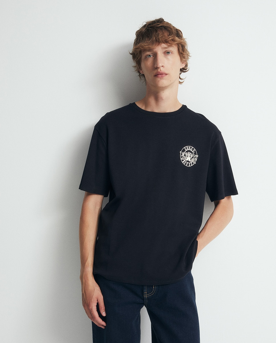Imagem 0 de T-shirt com Estampado Gráfico Guns n Roses