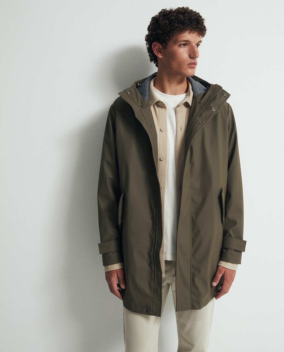 Parka para a Chuva 520 Caqui-2