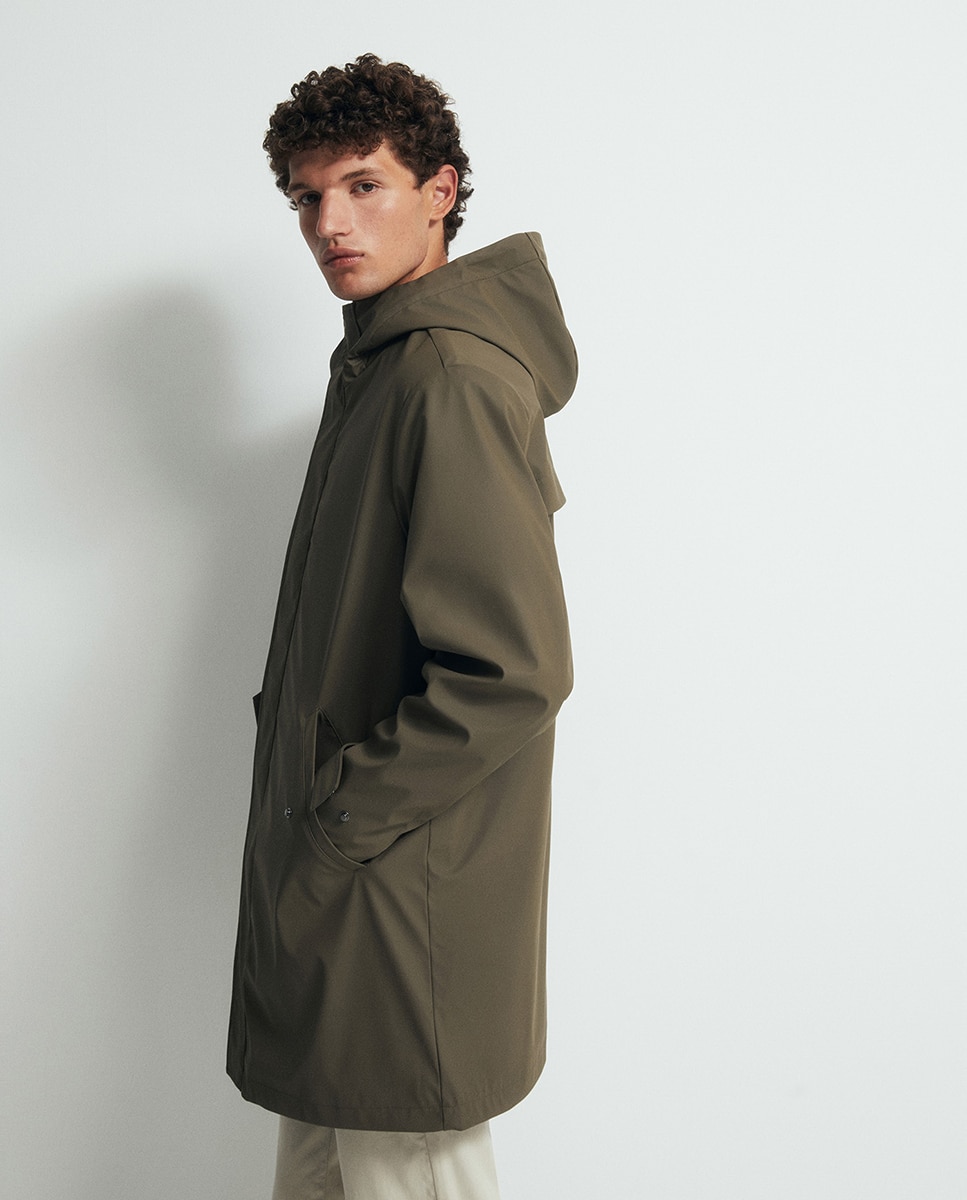 Parka para a Chuva 520 Caqui-4