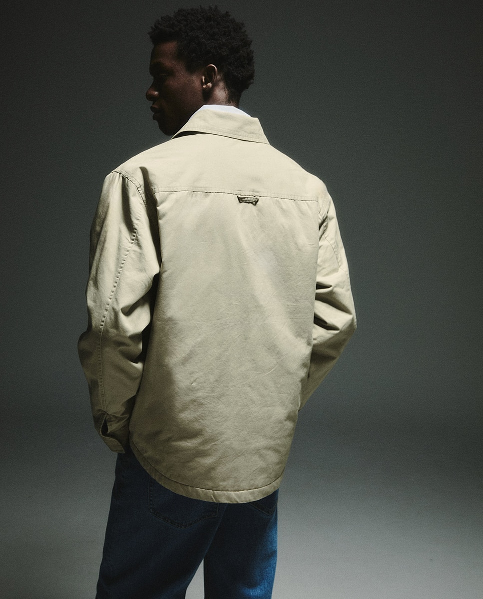 Sobrecamisa algodón - Sfera - 850 Piedra 850 Piedra-5