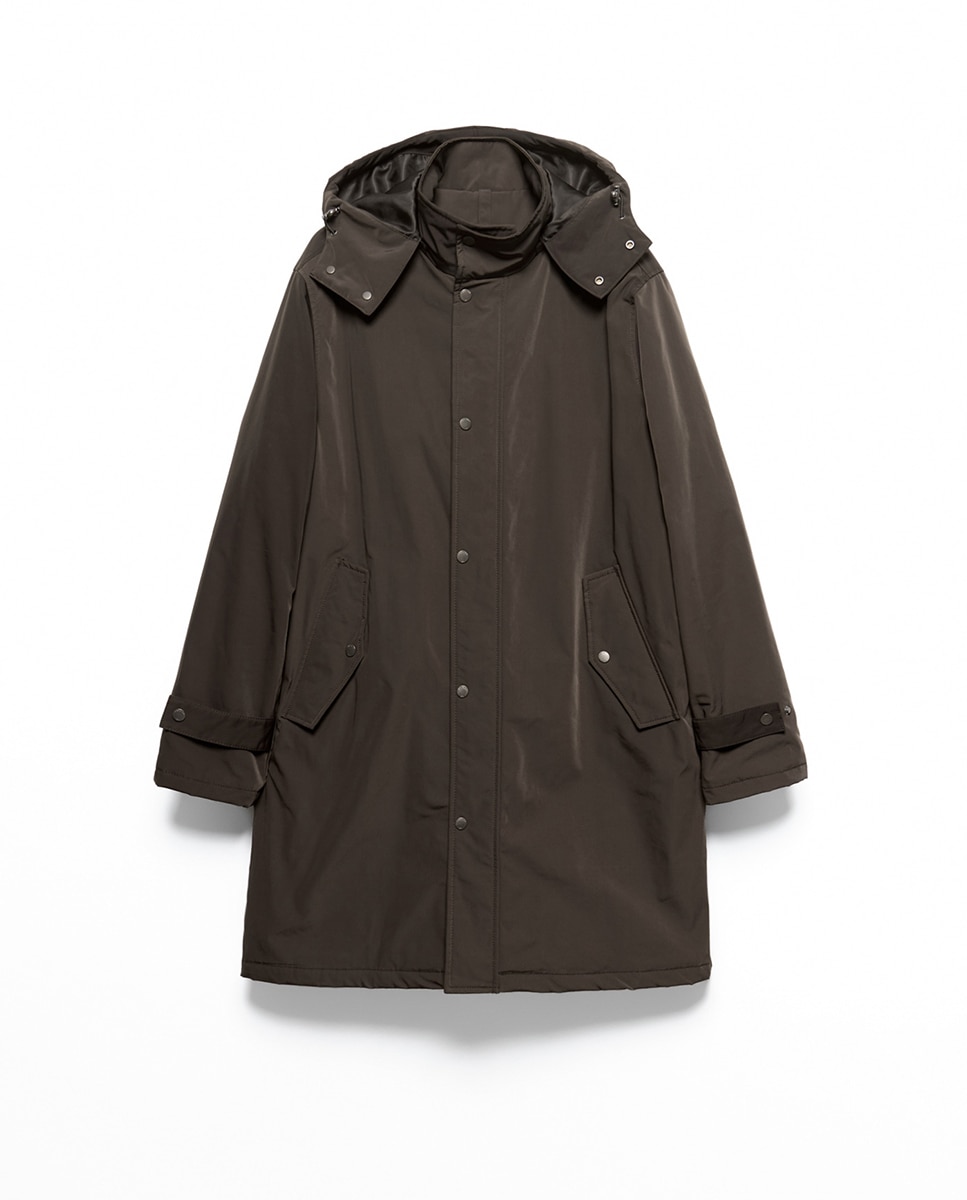 Parka Acolchoada Chocolate-9