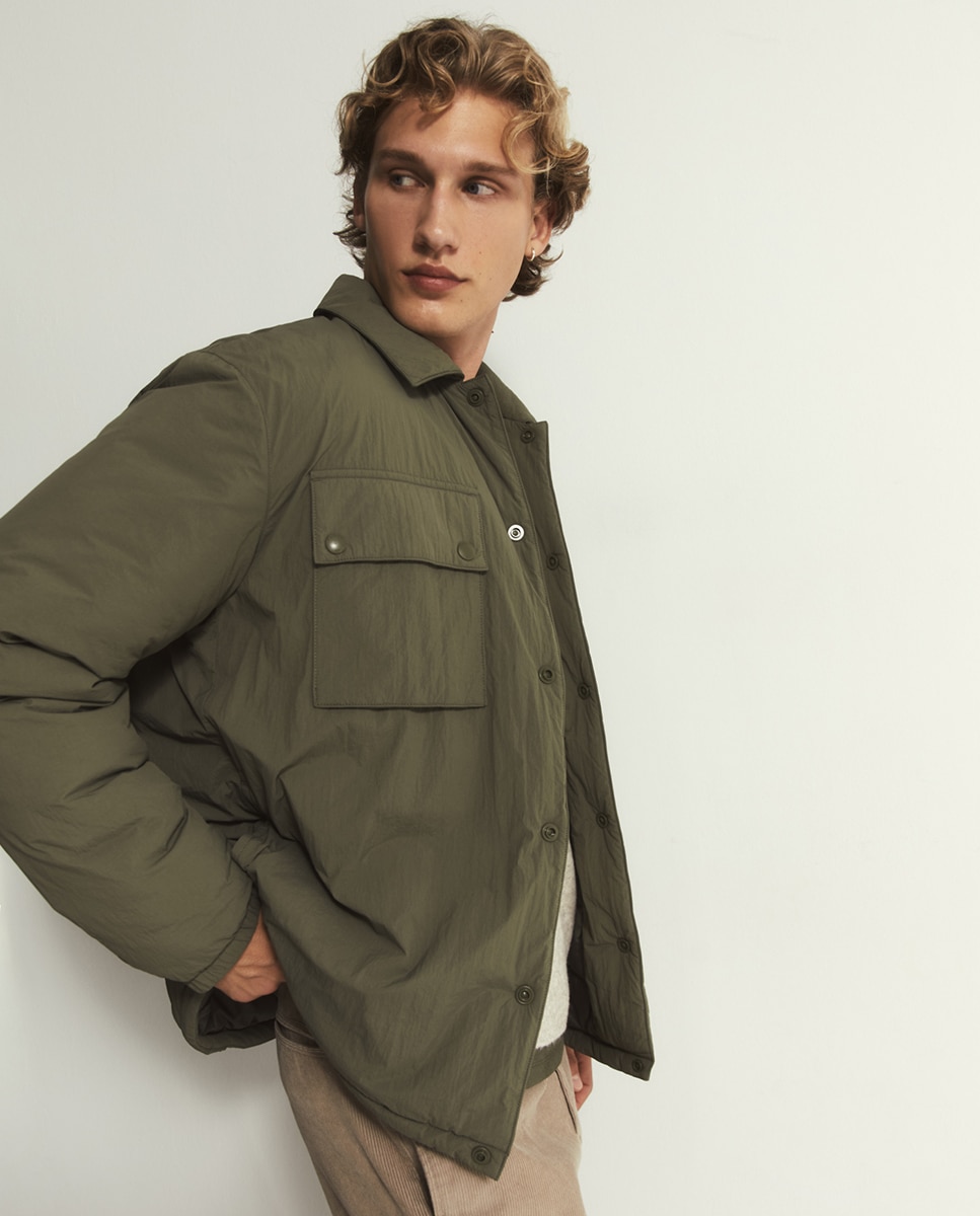 Sobrecamisa Acolchoada 520 Caqui-6