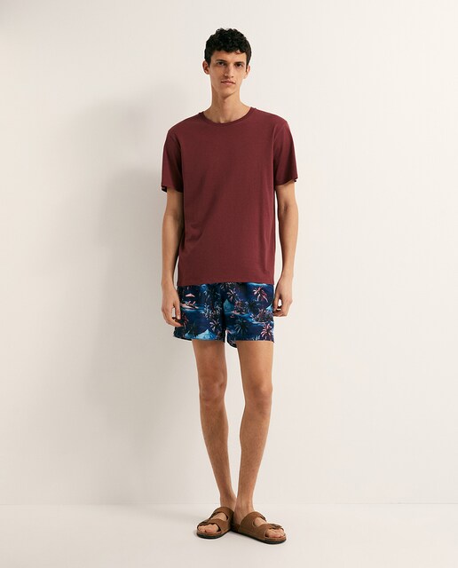 Imagen 0 de Bañador estampado tropical