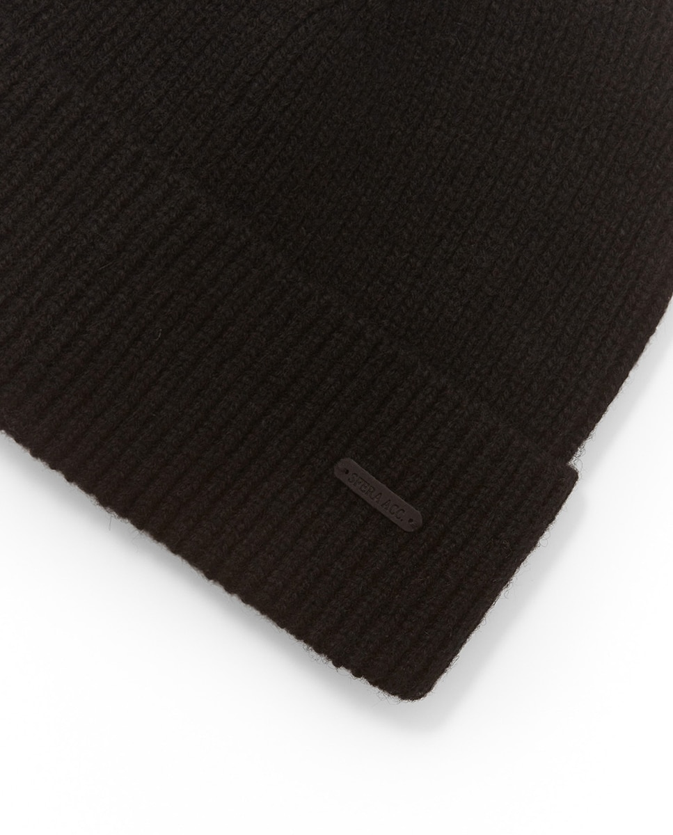 Gorro de malha canelada 830 Antracite-2