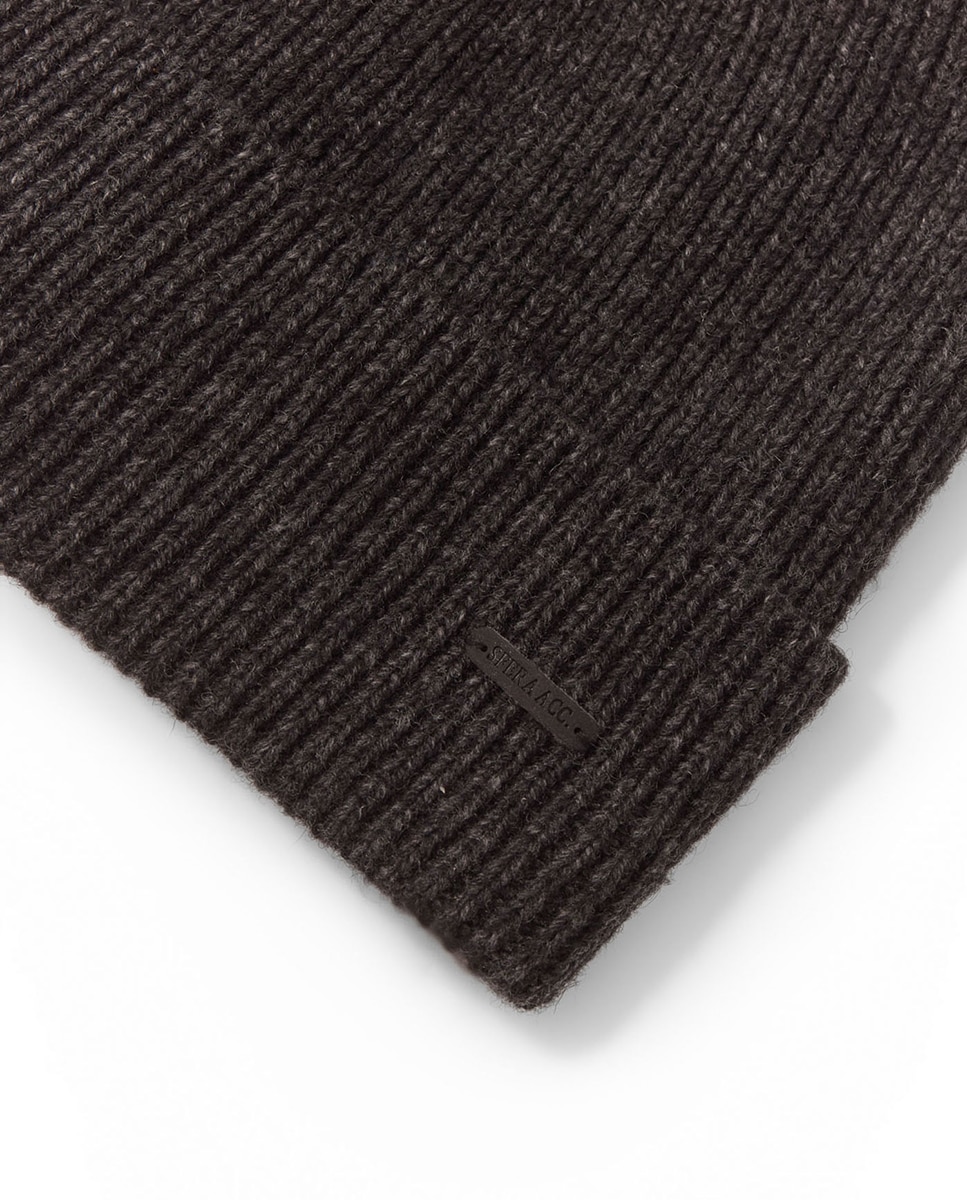 Gorro de malha canelada 830 Antracite-2