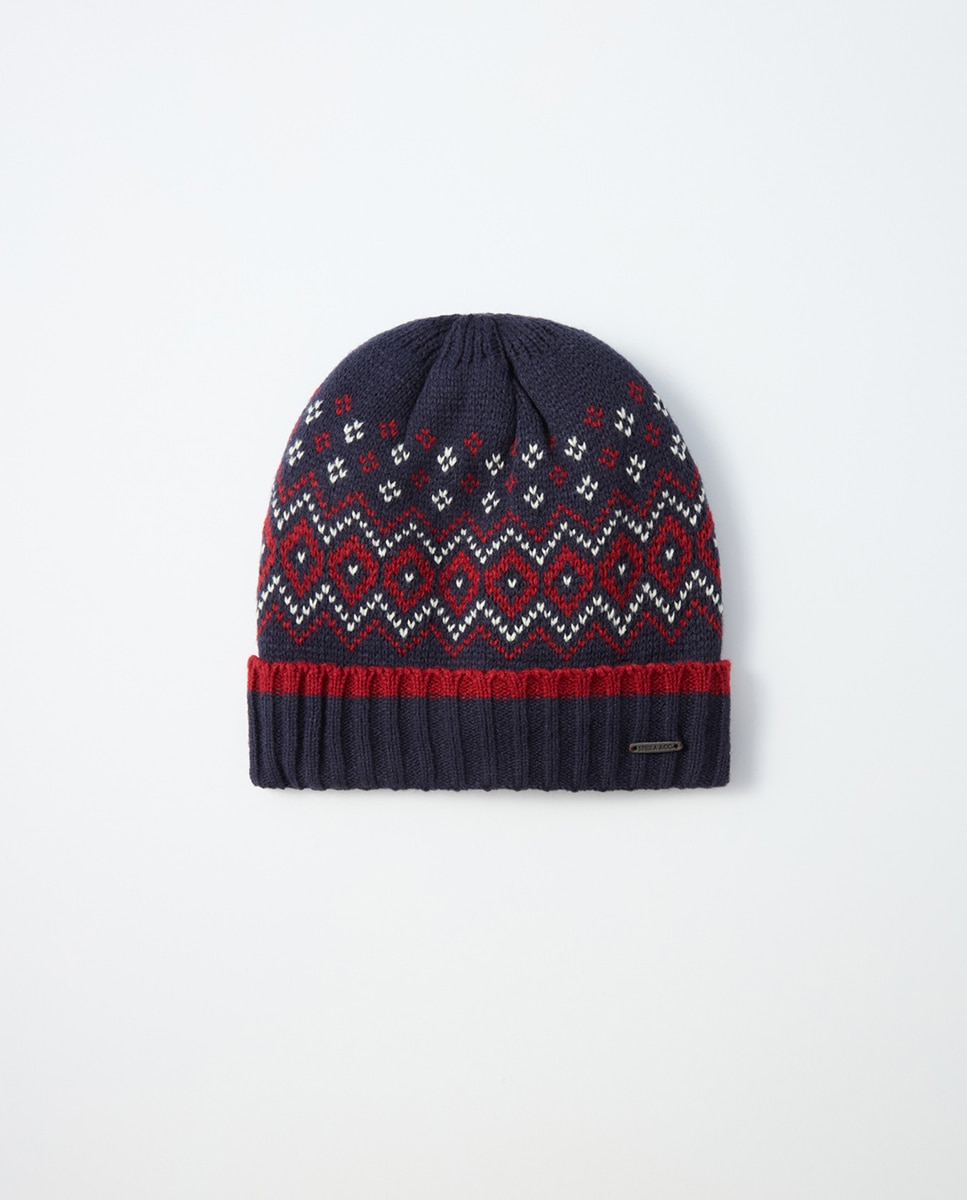 Imagem 0 de Gorro de malha jacquard