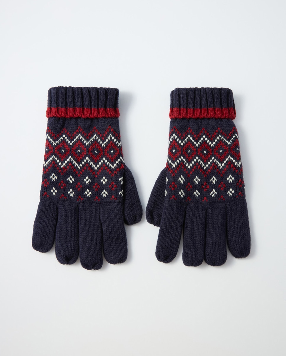Imagem 0 de Luvas de malha de jacquard