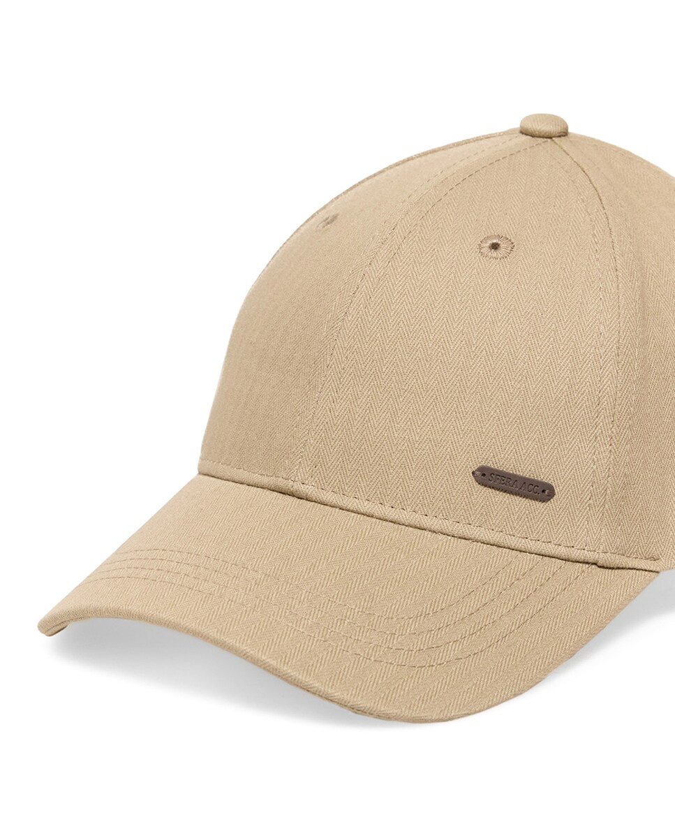 Boné basebol Castanho-claro-2