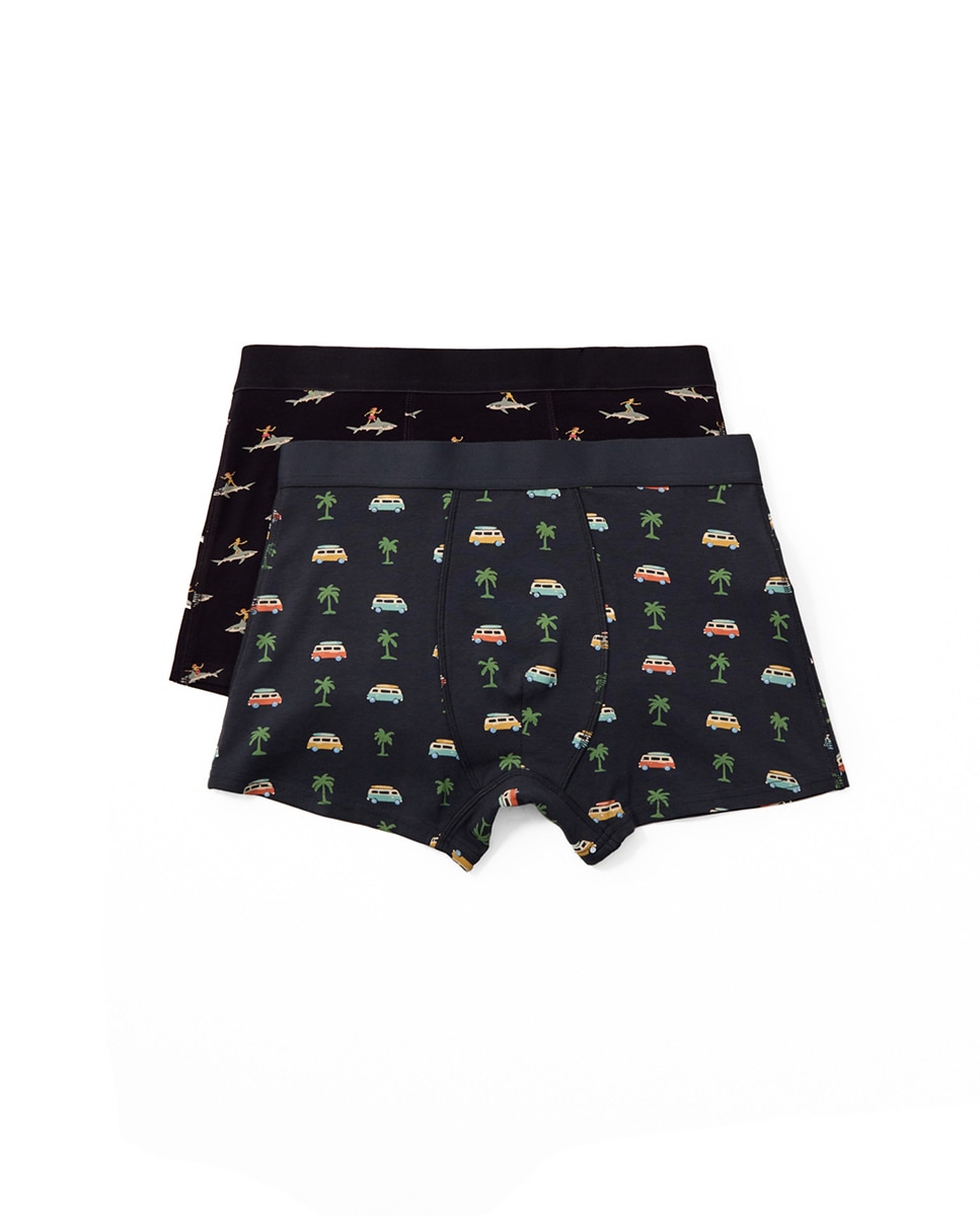 Pack de Boxers Estampados Multicolor-1