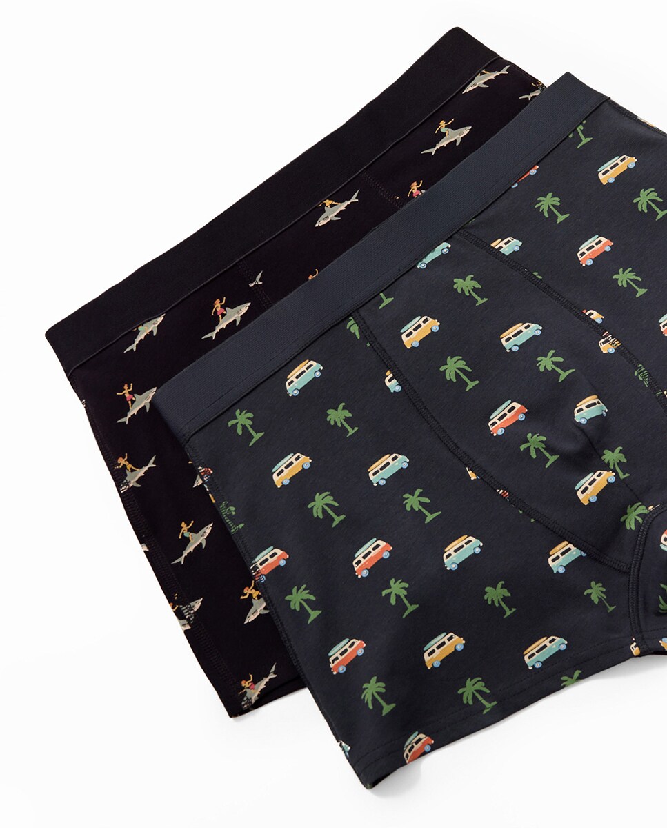 Pack de Boxers Estampados Multicolor-2