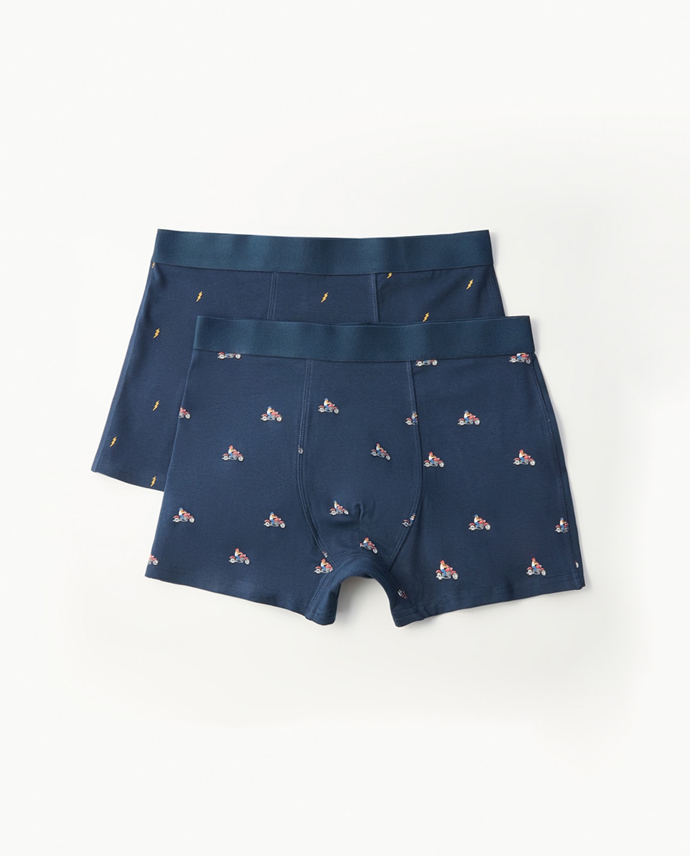 Imagem 0 de Pack de Boxers com Motas