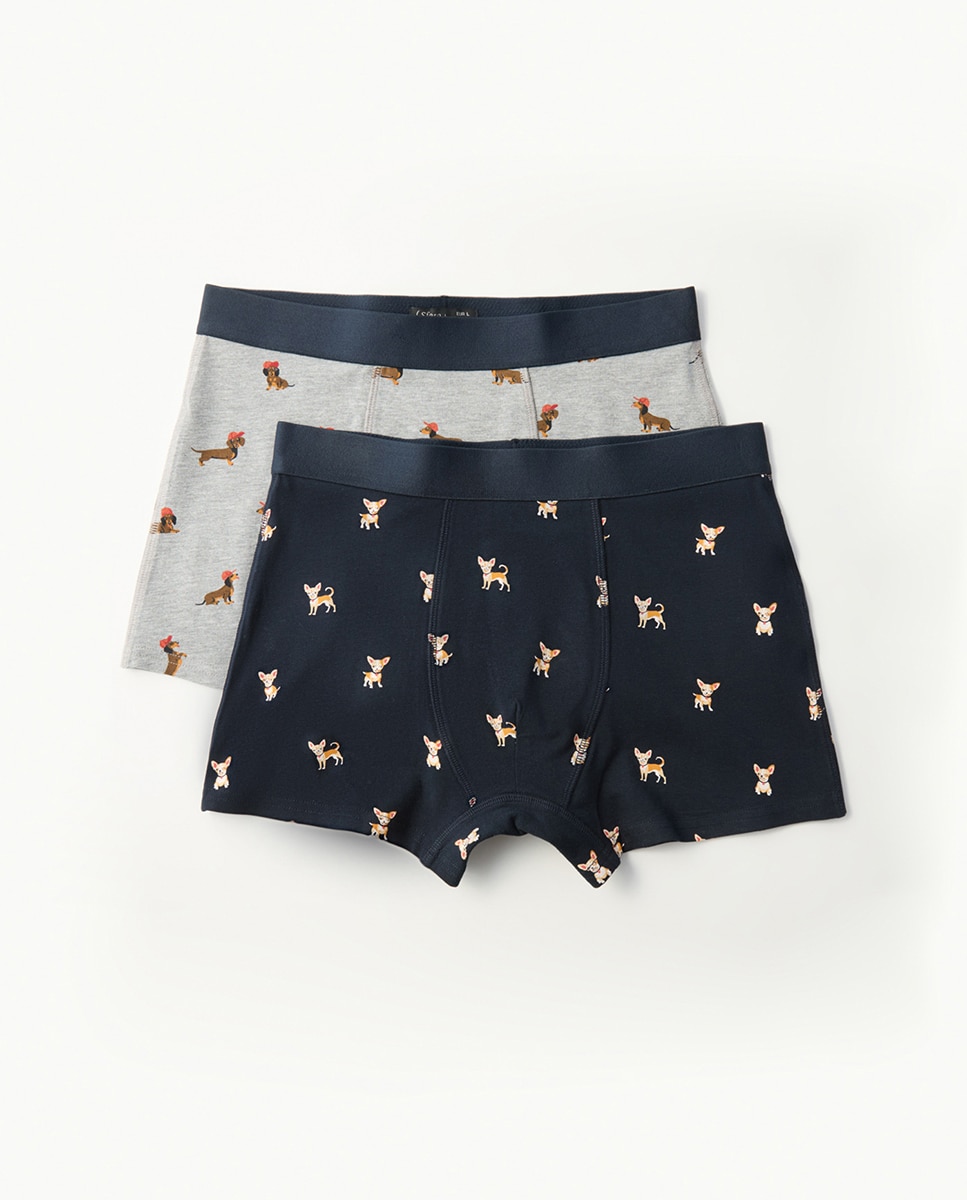 Imagem 0 de Pack de Boxers com Cães